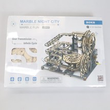 ROKR 3D-Marble Night City Marble Run LGA01 Gears/Steel Balls Wood Puzzle... - $37.95