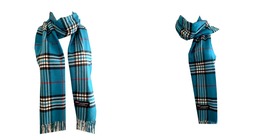 1pc 100% Cashmere Womens Mens Winter Wool Wrap Scarf Plaid Scarves TBWR - £17.57 GBP