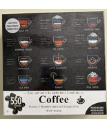 The Art of Coffee Watch Us 550 Piece Puzzle Complete With Poster 24&quot; x 18&quot; - $302.57 MXN