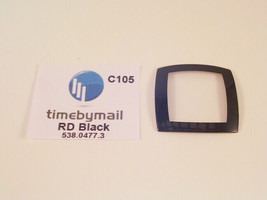 FOR RADO 538.0477.3 Watch Replacement Part BLACK Glass Crystal Spare Part C105 - $36.72