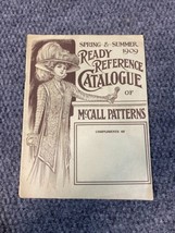 Antique Original McCall Patterns Book 1909 Spring Summer Reference Catalog 1900s - £47.19 GBP