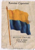 BBritish Empire State Of Perlis State Flag Kensitas Cigarettes Silk Trad... - £3.10 GBP