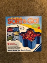 Ravensburger &quot;Sort and Go&quot; Puzzle Accessory 6 Stackable Plastic Sorting ... - $13.99