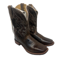 Smoky Mountain Men&#39;s Odessa Cowboy Western Boots 4211 Brown-Oil Size 11.5D - $123.49