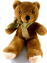 Caltoy Teddy Bear Nana&#39;s Pet Girl Plush brown Stuffed Animal Toy 16&quot; tall - $19.79