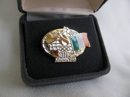 1996 Atlanta Olympics Ireland Sterling Silver Globe Irish Flag Pin 773 o... - $50.00
