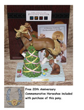 TRAIL OF PAINTED PONIES Christmas Gathering~1E/0281~Christmas 2023~w/ Ho... - £60.81 GBP