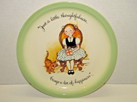 Holly Hobbie Collectors Edition Thoughtfulness Brings Happiness Decorative Plate - £12.66 GBP