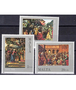 ZAYIX Malta B51-B53 MNH Semi-Postal  Artist Peter-Paul Caruana   080122S62 - £2.28 GBP