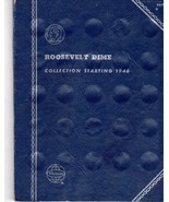 Roosevelt Dimes Coin Book  1946 - 1976 - $5.00