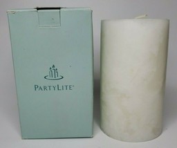 PartyLite Well-Being Spa Pillar Candle 3x5 Elderflower Springs P5D/C55109 - $22.99