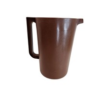 Vintage Tupperware Brown Plastic Pitcher With Handle - Made In USA NO. 1416-3 no - $14.03