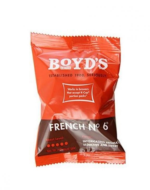 Boyd&#39;s Single Serve Coffee, 80 Compostable Single Pods (French No. 6) - $84.99