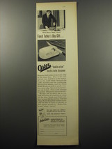 1955 Oster Knife Sharpener Ad - Makes Dad a Sharp carver! Finest father&#39;s day  - £14.74 GBP