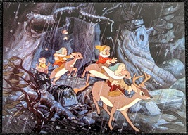 Snow White SkyBox Disney Trading Card: Dwarfs, #52 Racing to Save Snow White - £3.92 GBP