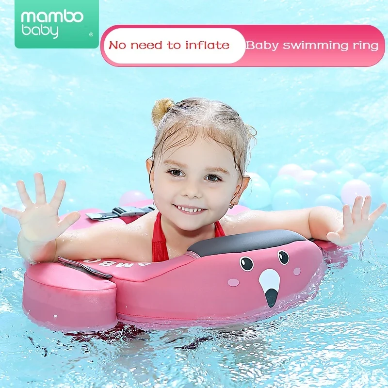 Mambobaby Non-inflatable Buoy Baby Waist Float Swimming Ring Kids Swim Ring - £73.32 GBP