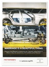 Petersen Automotive Museum Maserati Marriage 2018 Full-Page Print Magazine Ad - £7.75 GBP