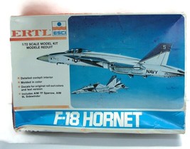 Ertl F-18 Hornet Model Plane Kit #8240-8241 Complete 1/72 Scale Open Box - $22.76