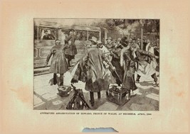 Antique 1910 Print The Life Of King Edward VII and Career of King George... - $19.99