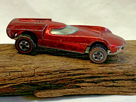 1968 Vtg Mattel Hot Wheels Redline Red Turbofire Car Diecast Vehicle Toy - £23.87 GBP