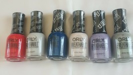 Orly Breathable Treatment + Color, Power Packed [NEW-SEALED] 0.6 oz (SET of 6) - £15.67 GBP