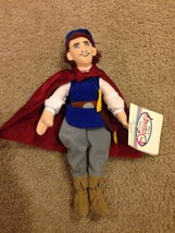 Disney Store Exclusive Snow White Seven Dwarfs 9&quot; Prince Plush B EAN Bag Toy - £7.65 GBP