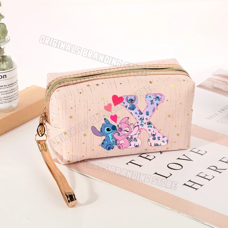 Lilo Stitch Disney Cosmetic Bag for Women Cartoon Storage -18X10X7.5cm S... - $5.53 CAD