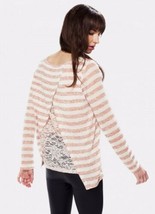 Vero Moda Womens Size XL Knit Striped Long Sleeve Open Back Lace Blouse Top NEW - £22.15 GBP