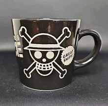 Anime &quot;One Piece ONE PEICE&quot; Pirate Flag Water Coffee Tea Mug 250ml Black... - $41.16