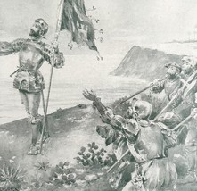 Discovery Of The Pacific 1899 Victorian American History Ephemera DWZ2 - $19.99