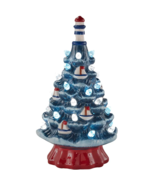 Illuminated ~ Blue White Red ~ LIGHTHOUSE ~ Ceramic Tree ~ Battery Operated - €42,95 EUR Illuminated ~ Blue White Red ~ LIGHTHOUSE ~ Ceramic Tree ~ Battery Operated - €42,95 EUR