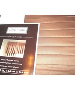 Allen Roth Lincolnshire Valance Pleated Tailored Window TAN 18 x 45 FREE... - £15.02 GBP