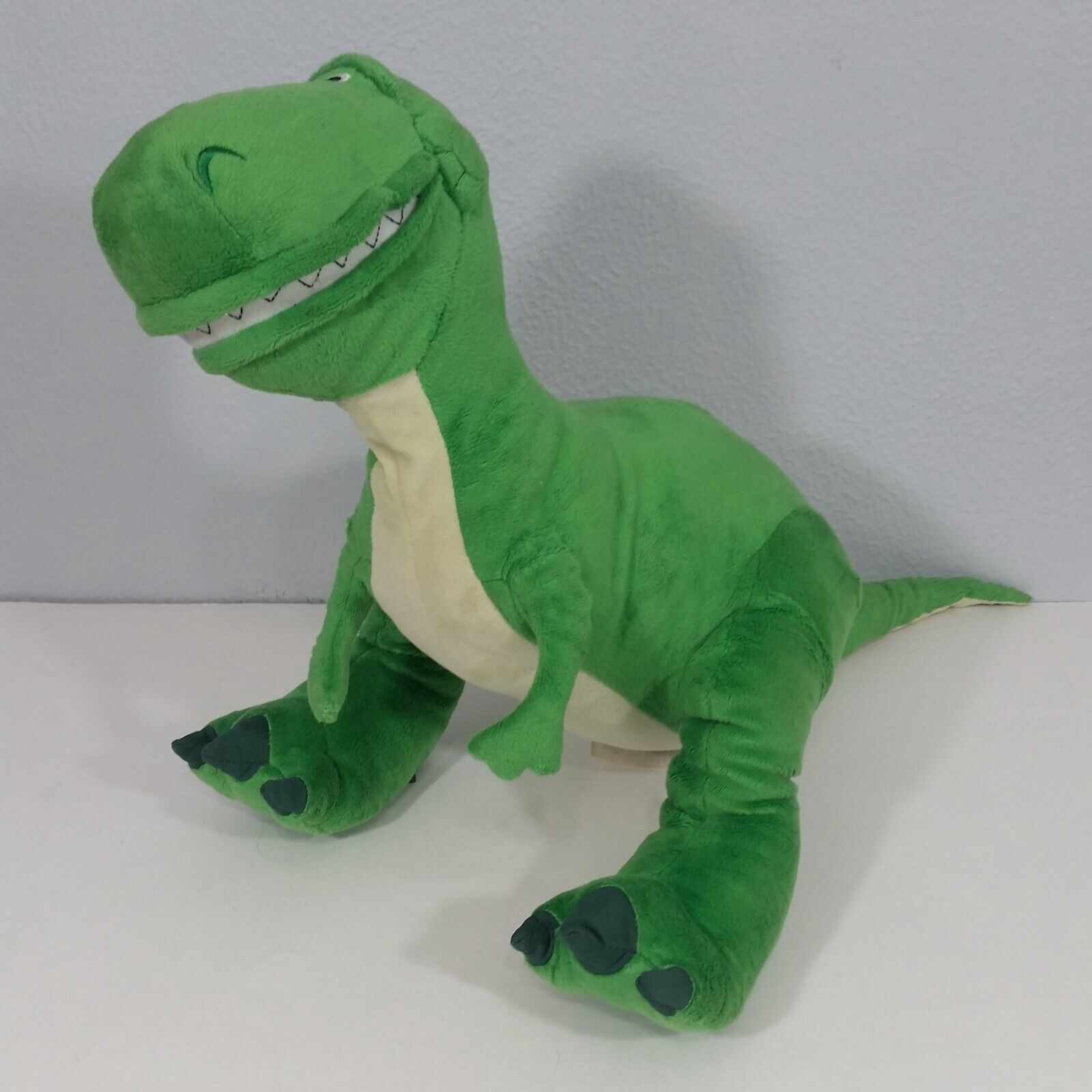 Disney Store Pixar Toy Story Rex 15 Inch Plush Dinosaur Green Stuffed ...