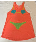 Zumba Wear Neon Orange Cruise Bikini Racerback Workout Tank Size L (Love... - $20.55 CAD