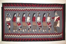 Navajo Wool Rug Yei Bei Chi Night Chanters 47&quot;x87&quot; Authentic Weaving by ... - £7,043.12 GBP