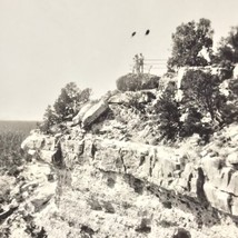 Old Original Photo BW Vintage Grand Canyon Americana Photograph 30s 40s - £7.95 GBP