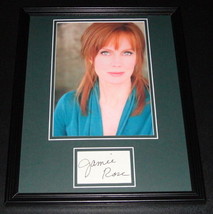 Jamie Rose Signed Framed 11x14 Photo Display Falcon Crest Chopper Chicks - £54.36 GBP