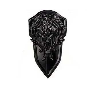 Gift Minifigure Black Lion Long Shield Weapon for Army Knight soldier Fa... - $2.48