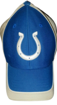 NFL Apparel Indianapolis Colts Embroidered Adjustable Gray Blue Hat Cap - $10.00