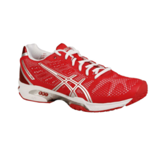 ASICS Womens Sneakers Gel-Solution Speed 2 Clay Red Size UK 9 E451Y - £92.60 GBP