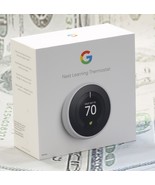 Google Nest Learning Smart Wifi Thermostat White A0013 - $78.92 CAD