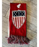 USA Olympic Team Knit Scarf US Apparel Adult Unisex Patriotic NWT Soccer... - €19,20 EUR