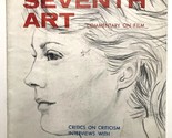 The Seventh Art Revista Comentario On Película Fall 1963 STANLEY Kauffmann - $17.76