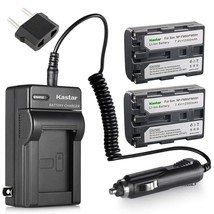 Kastar NPFM50 Battery (2-Pack) + Charger For Sony NP-FM30 NP-FM50 NP-FM51 NP-QM5 - £32.06 GBP