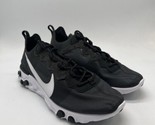 Nike React Element 55 Black/White BQ6166-003 Men&#39;s Size 9 - $179.95