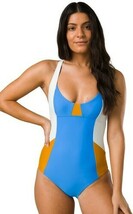 prAna Tulum Size Small (S) Scoop Neck Swimsuit One Piece Swimwear Clear Sky - £33.80 GBP