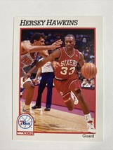 hersey hawkins (philadelphia 76ers - guard) 1991/92 hoops card #161 - £0.78 GBP