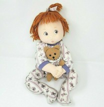 Vintage 1989 Applause Tina And Her Baby Teddy Bear Stuffed Animal Plush Toy Doll - £51.56 GBP