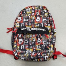 Walt Disney World Theme Parks Authentic Backpack Mickey Mouse Pop Art Faces - £12.45 GBP