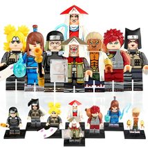 Naruto the Five Kage Raikage Gaara Temari Kankuro 8pcs Minifigures Bricks Toys - £14.78 GBP